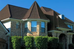 Stone coated metal tiles