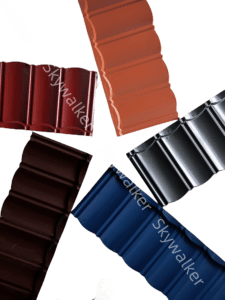 color stone metal roof tiles