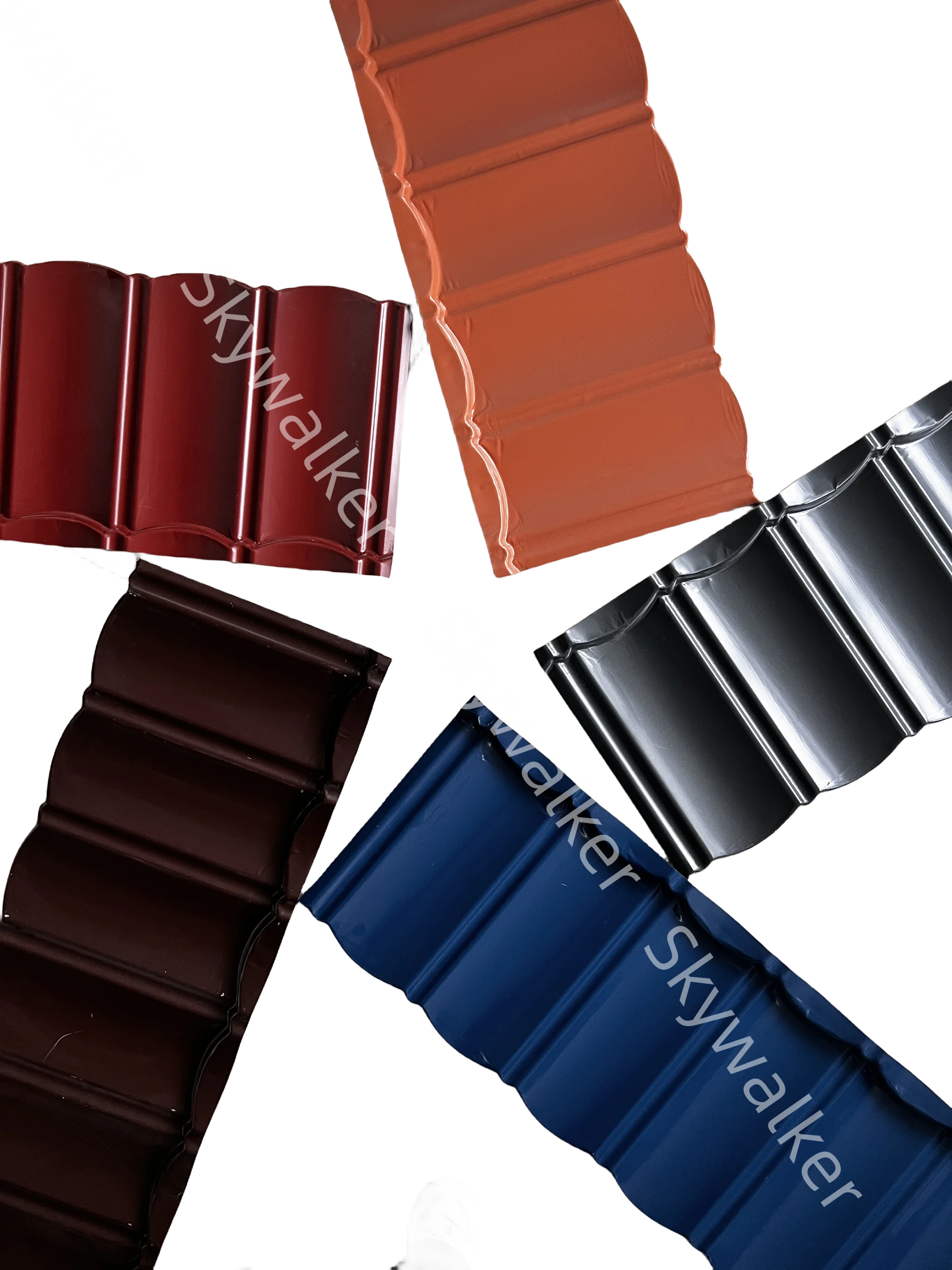 color stone metal roof tiles