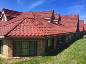 Red Stone Coated Metal Roof