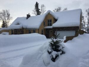Spanish Tile Roof crack in winter