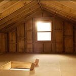 Stone coated metal roof loft