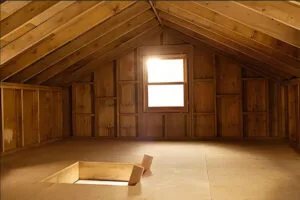 Stone coated metal roof loft