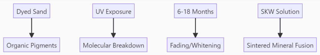 Stone-coated metal roof Industry Color Fading Crisis