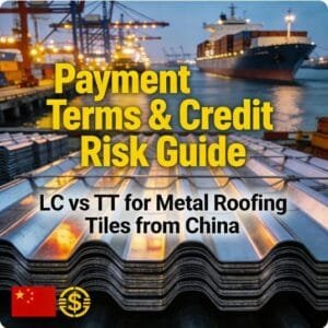 LC vs TT for Metal Roofing Tiles from China