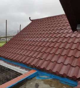 Poor quality tiles showing obvious color variation between batches